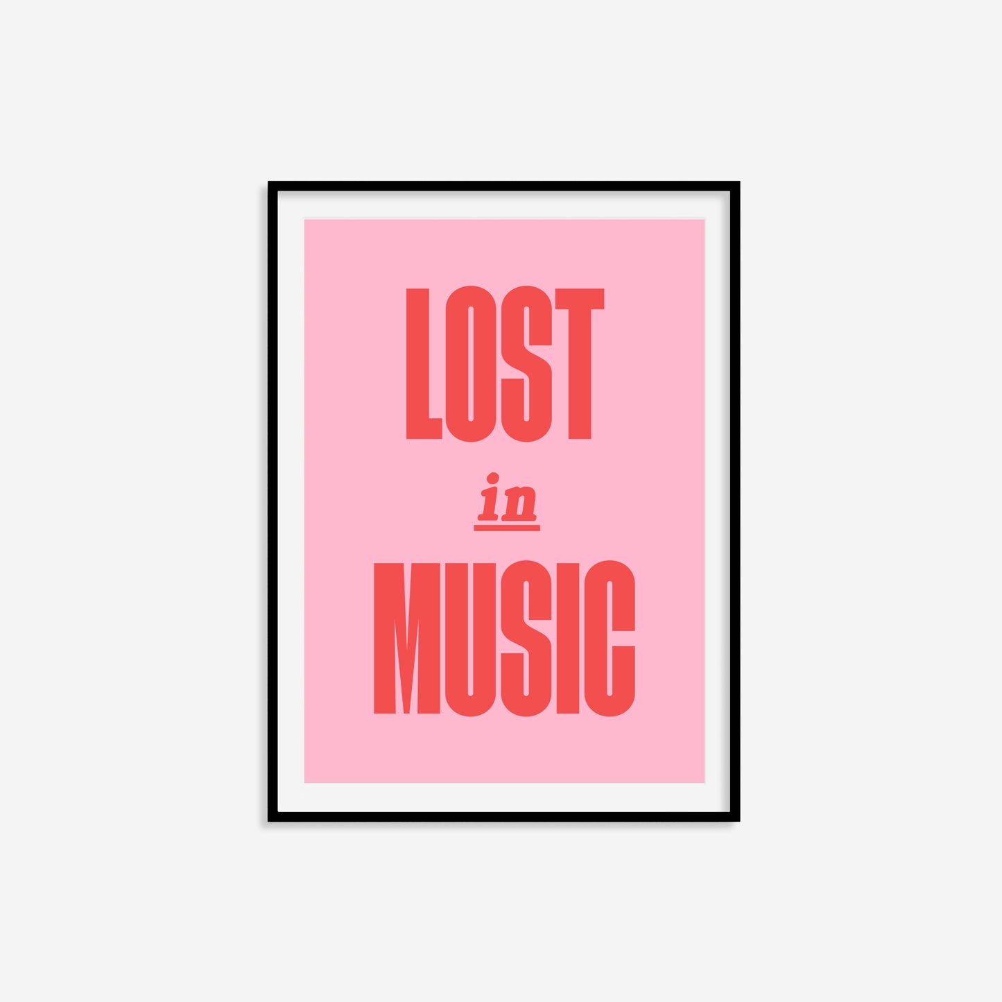 Lost In Music Print