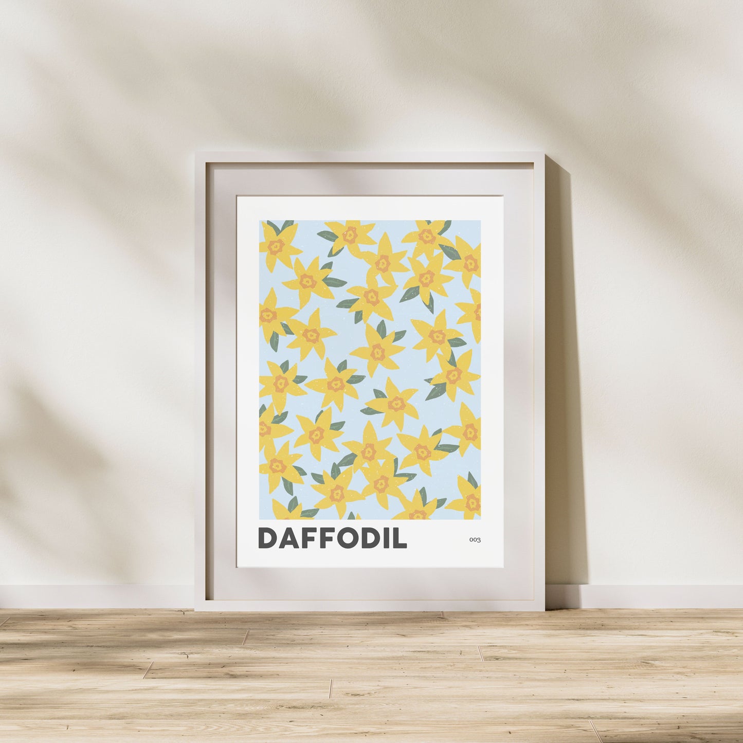 Daffodil March Birth Flower Print