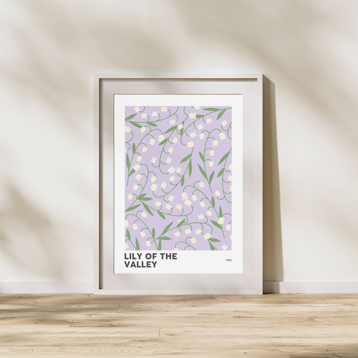 Lily Of The Valley May Birth Flower Print