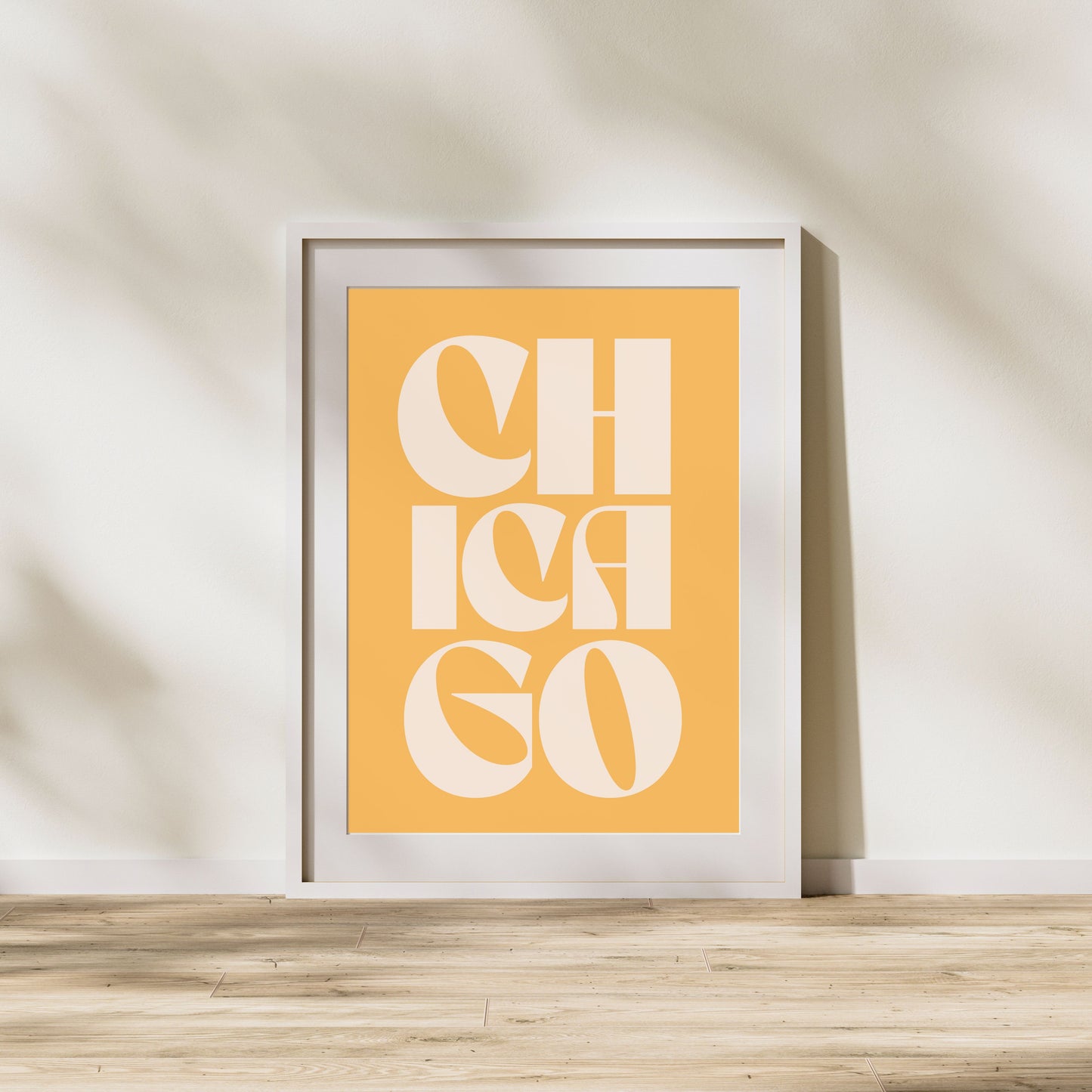 Chicago Typography Statement Print