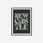 Newcastle Typography Statement Print
