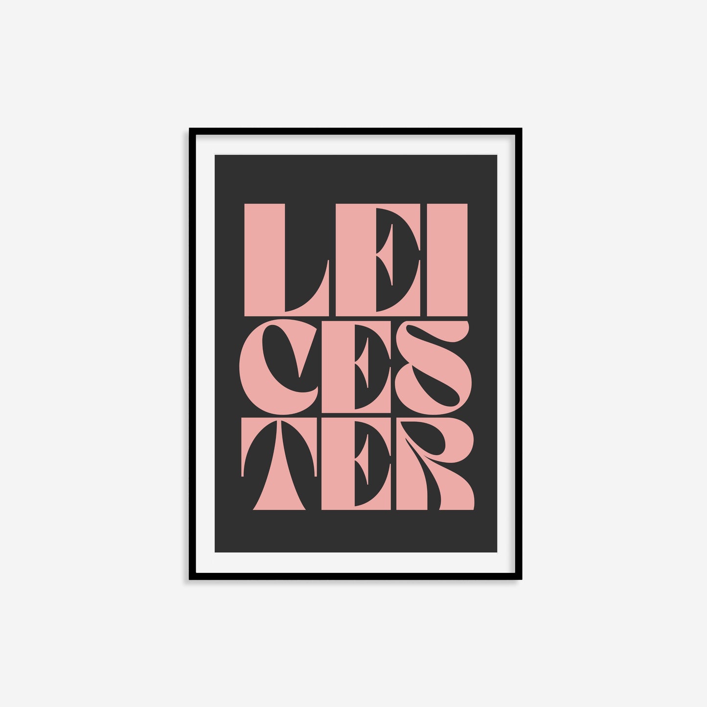 Leicester Typography Statement Print