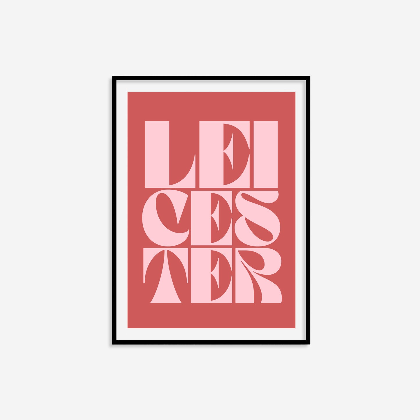 Leicester Typography Statement Print