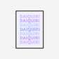 Daiquiri Typography Print