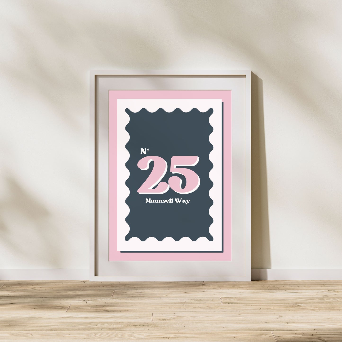 Personalised House Number Print