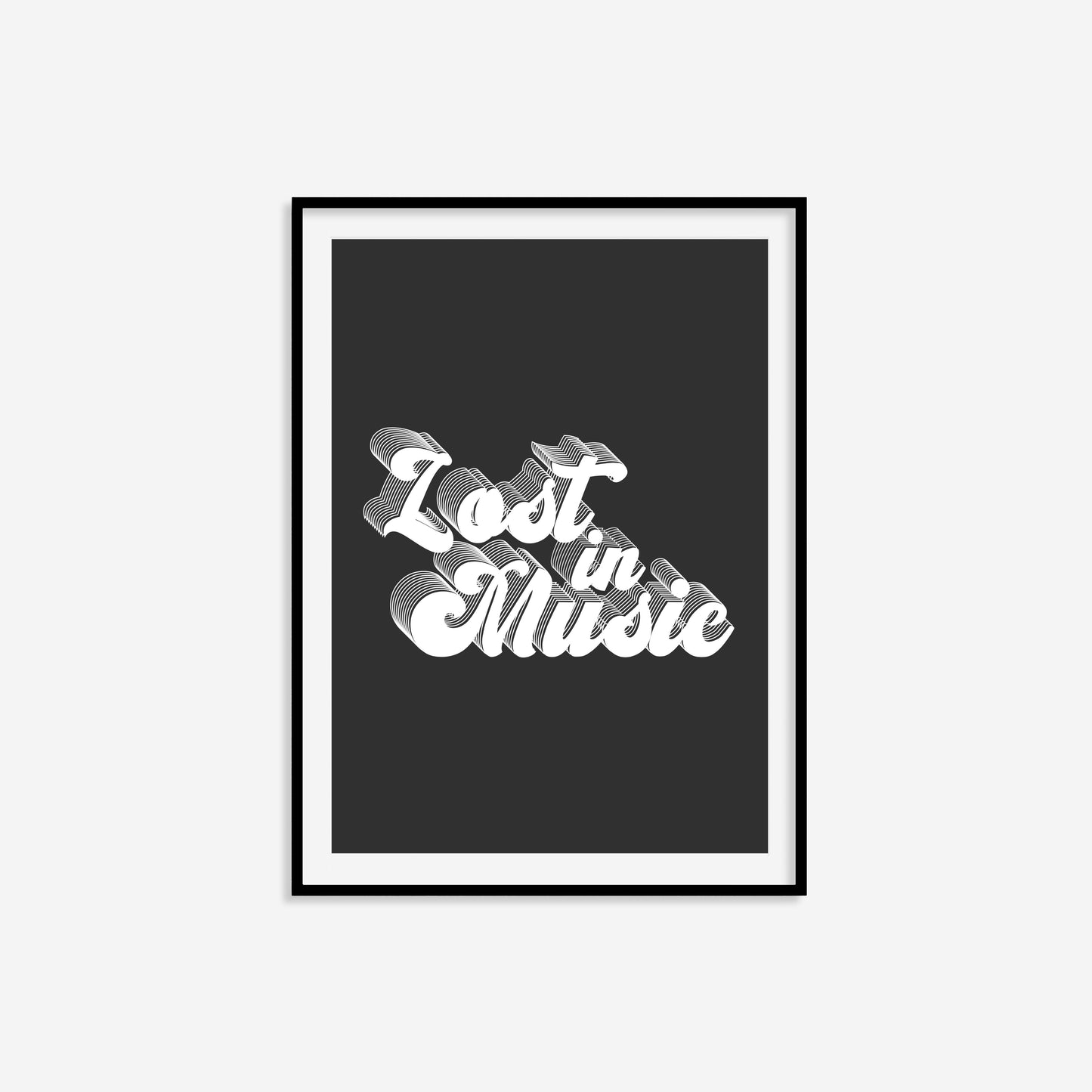 Lost In Music Print