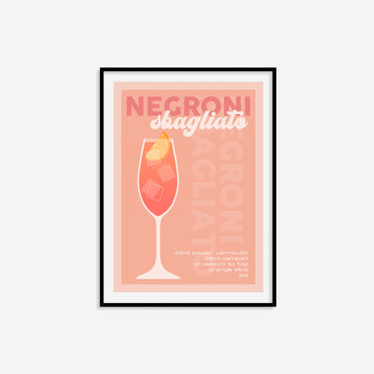 Negroni Sbagliato Print