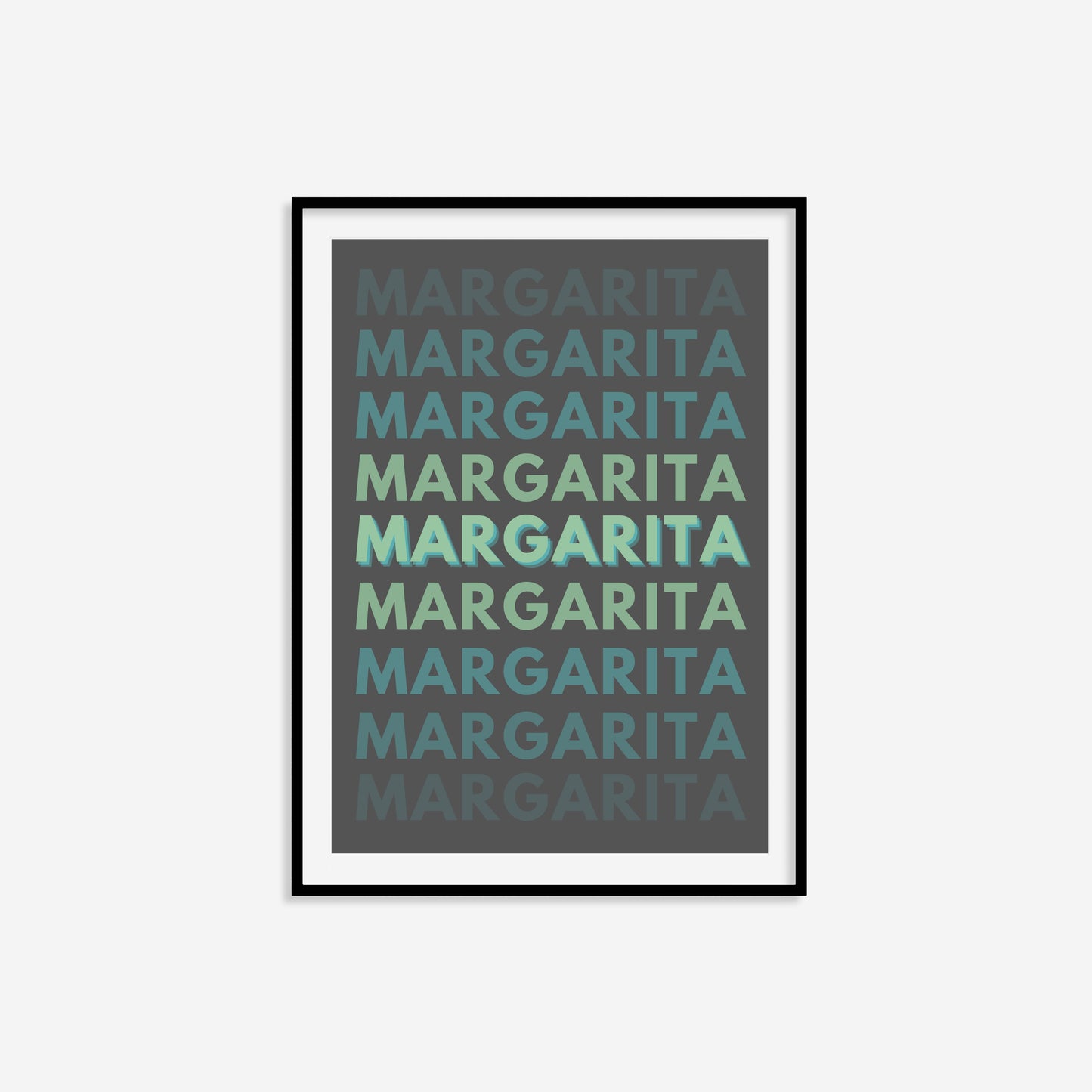 Margarita Typography Print