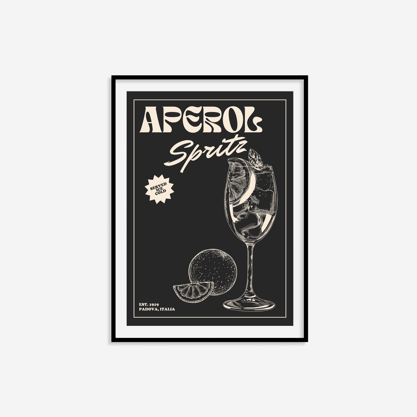 Retro Aperol Spritz Print