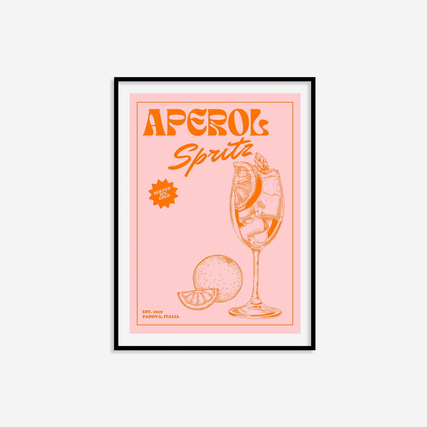 Retro Aperol Spritz Print