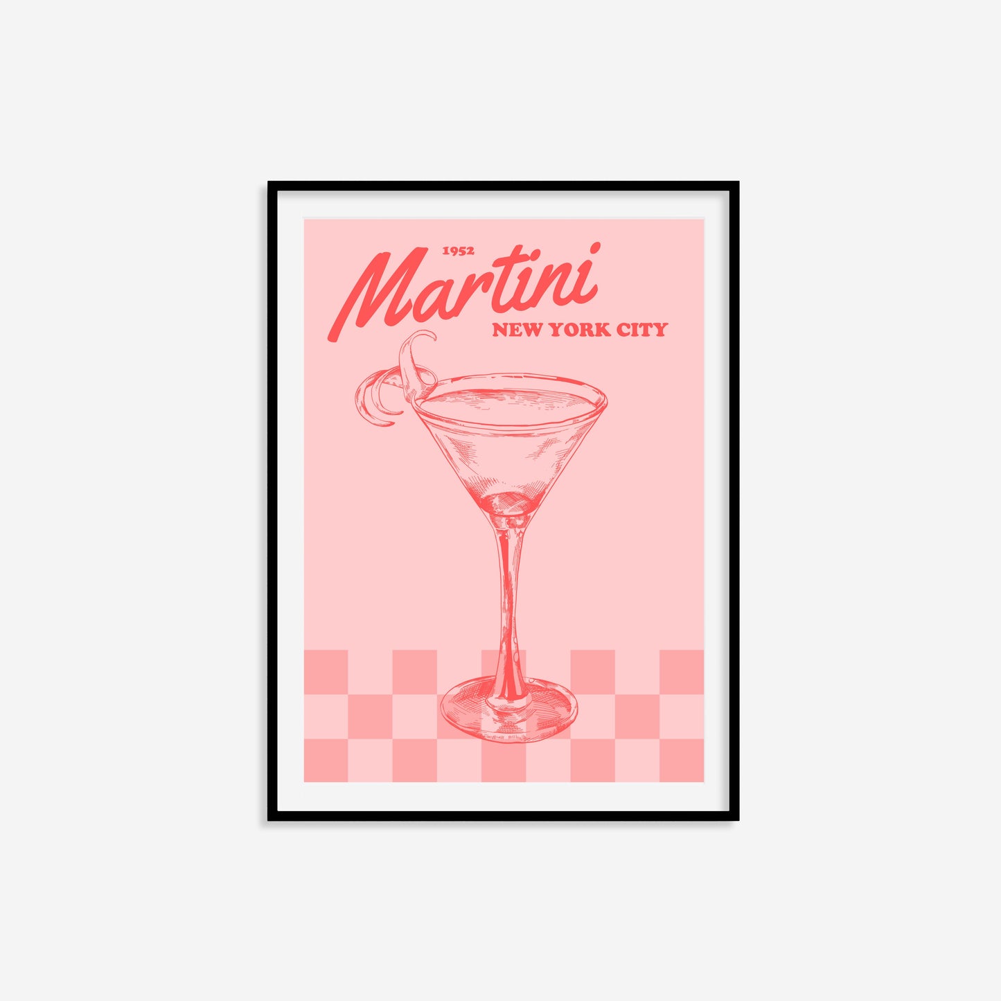 Retro Martini Print