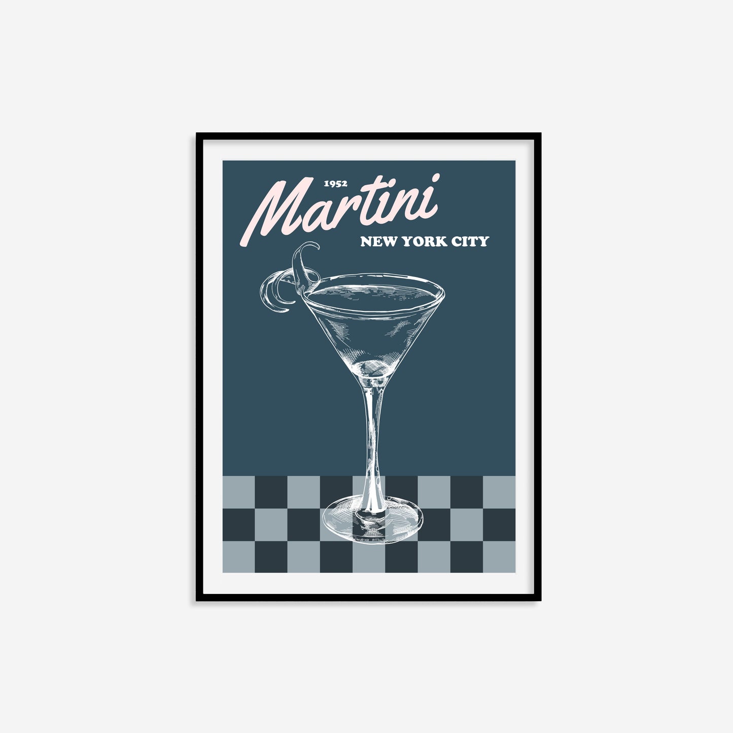 Retro Martini Print