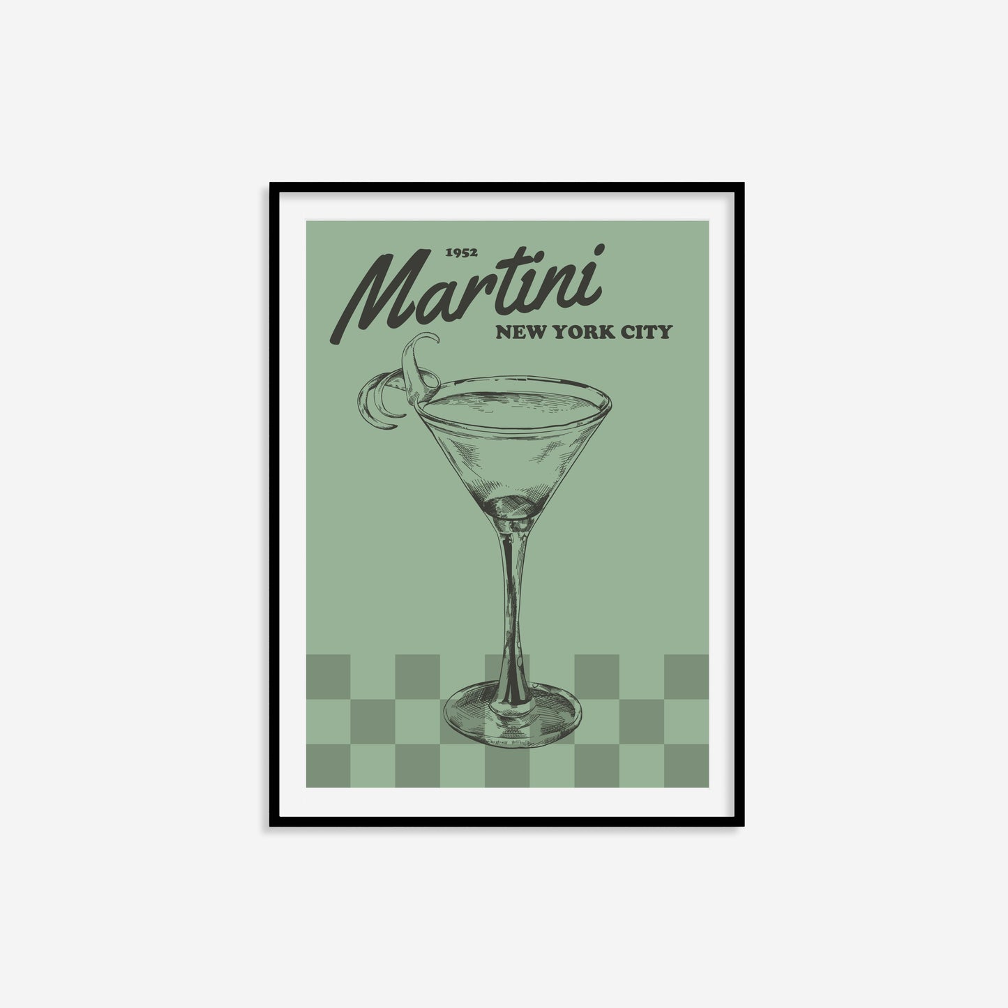 Retro Martini Print