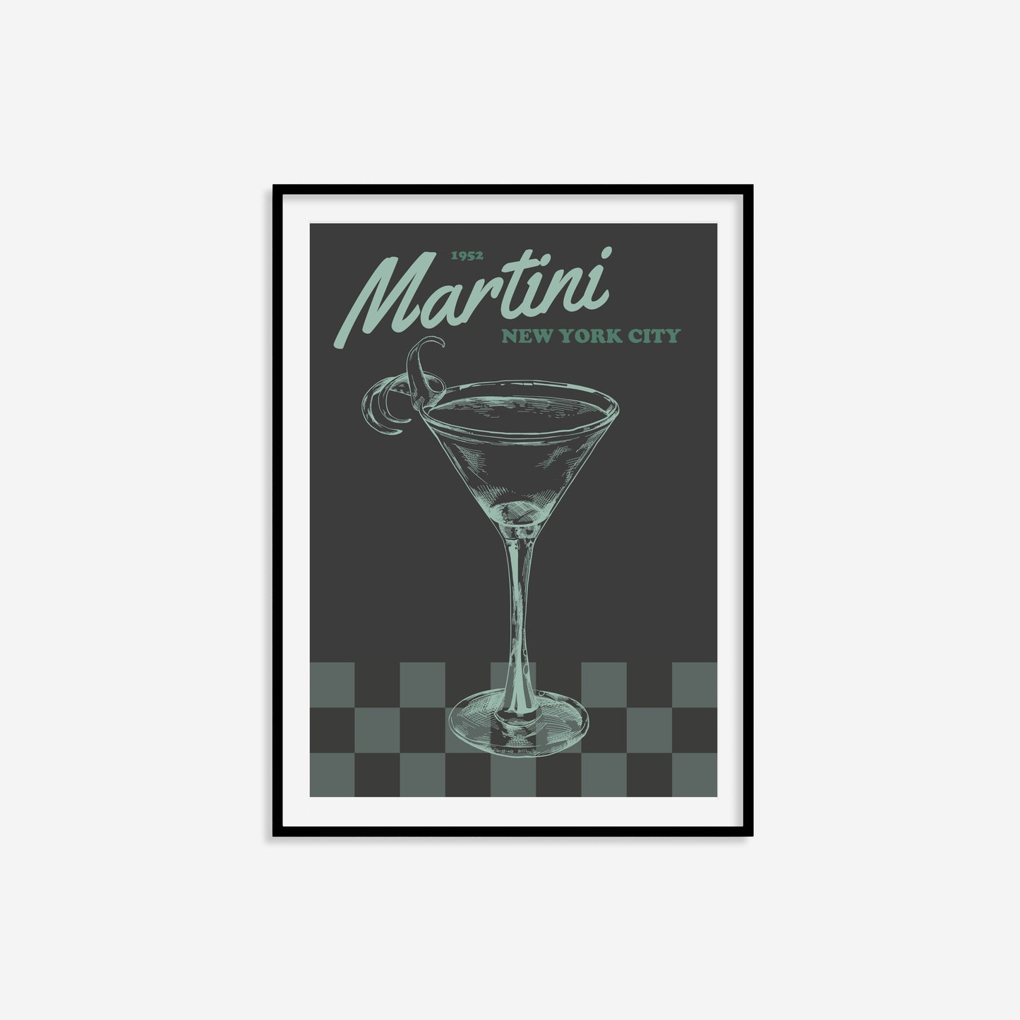 Retro Martini Print