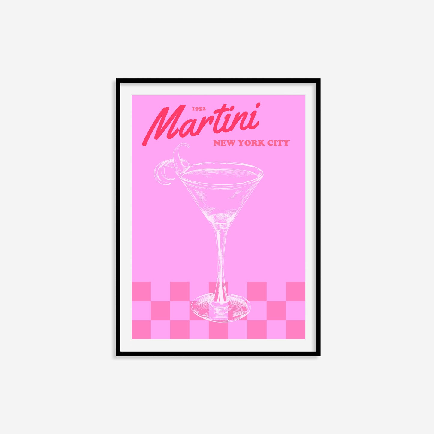 Retro Martini Print