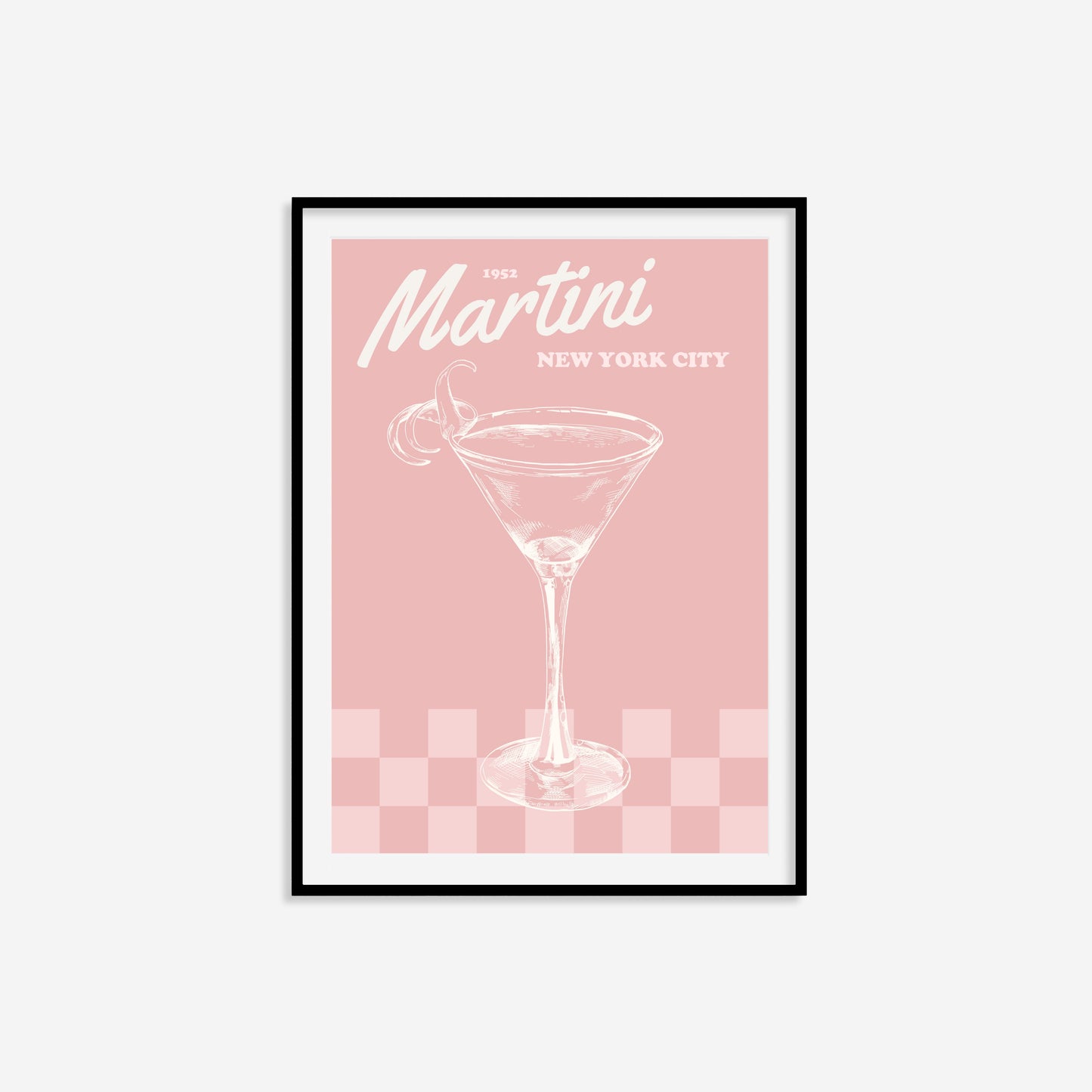 Retro Martini Print