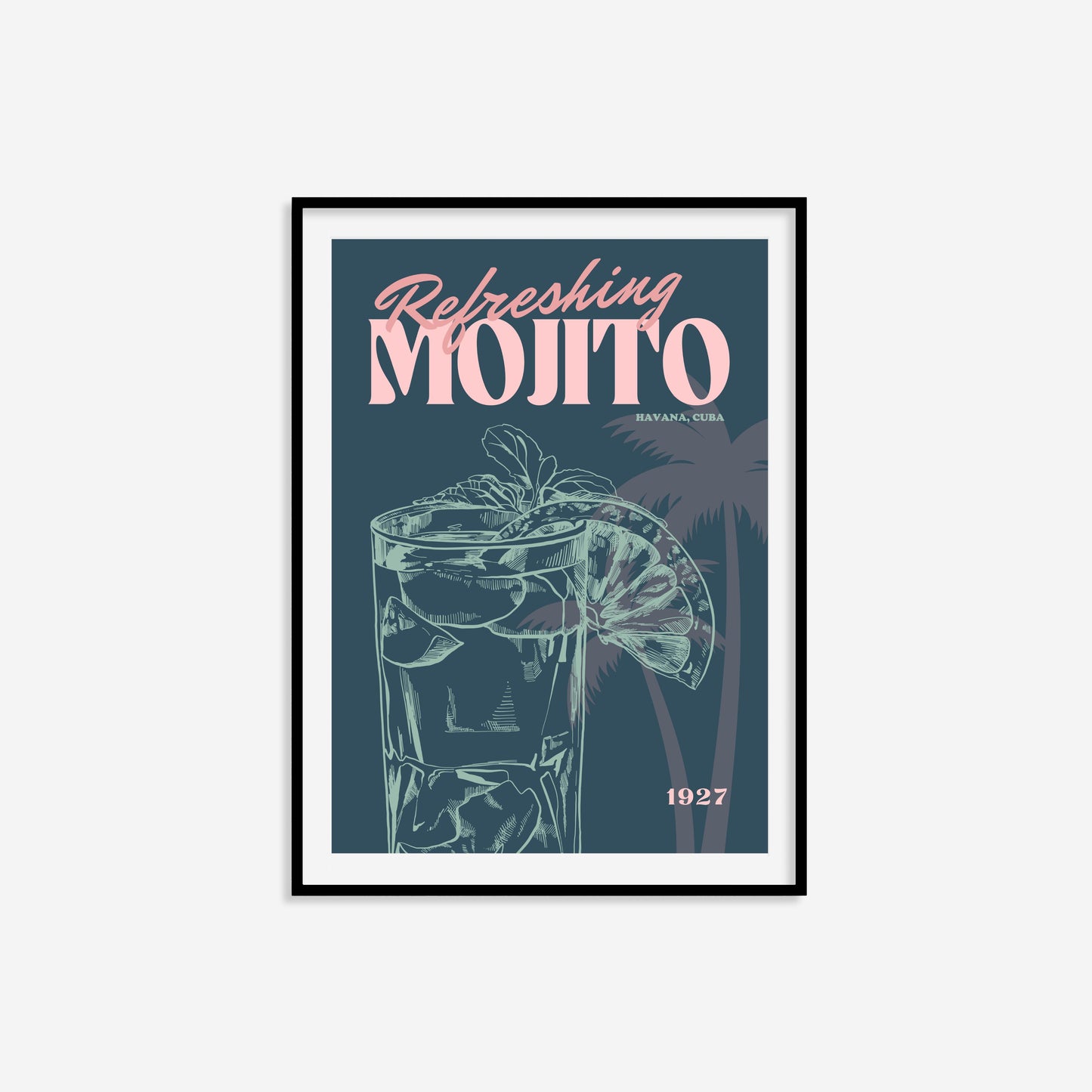 Retro Mojito Print