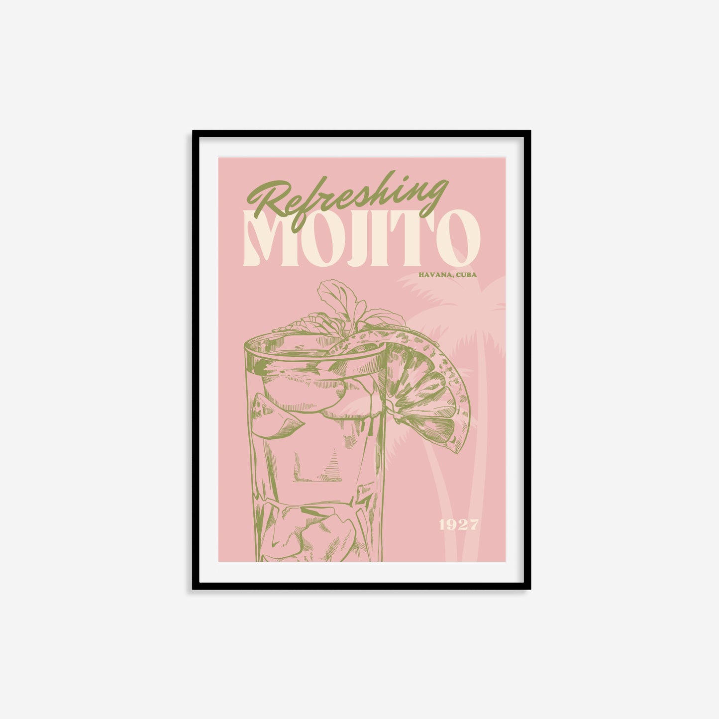 Retro Mojito Print