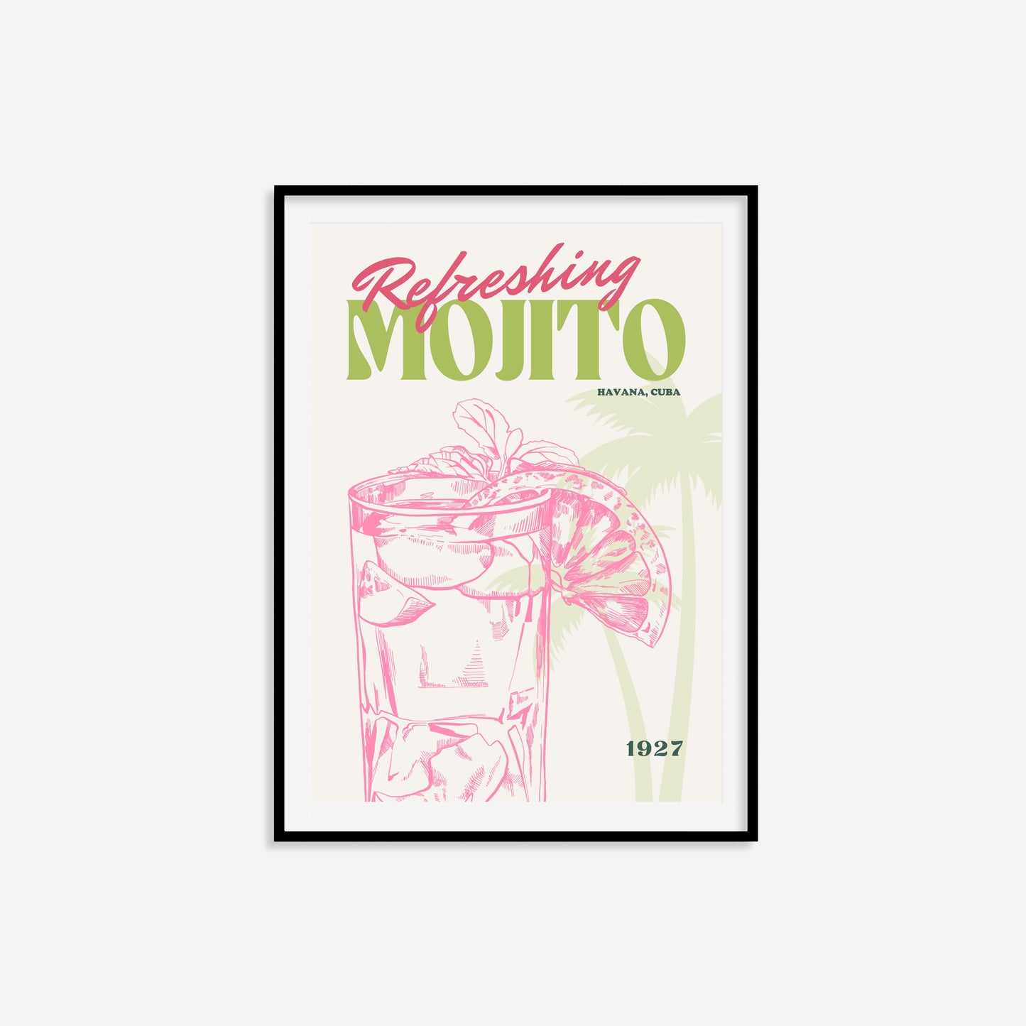 Retro Mojito Print