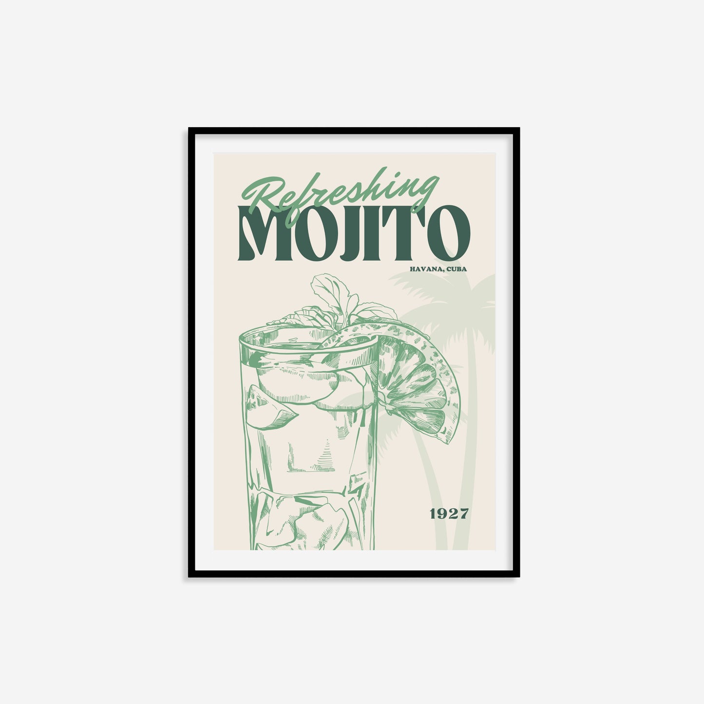 Retro Mojito Print