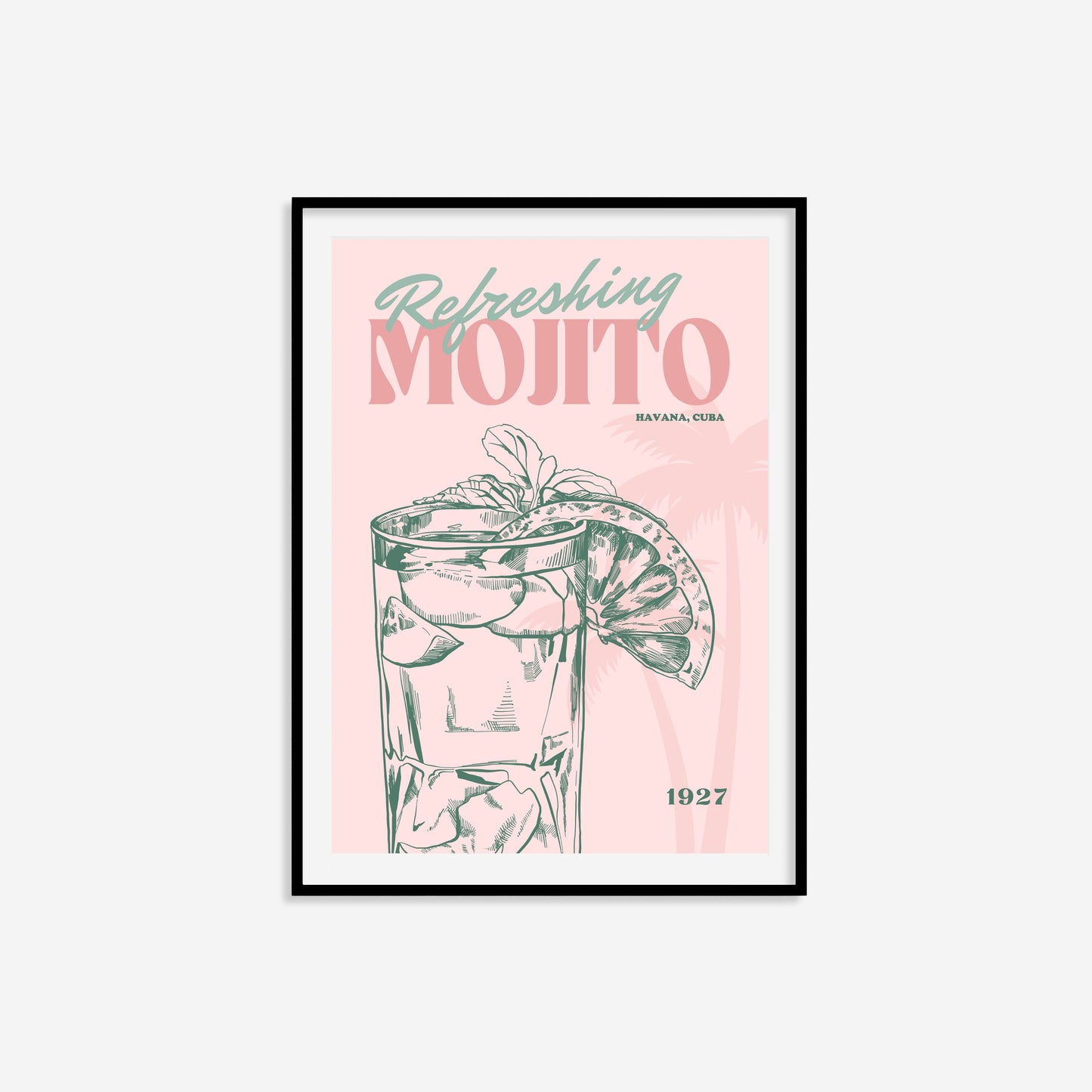 Retro Mojito Print