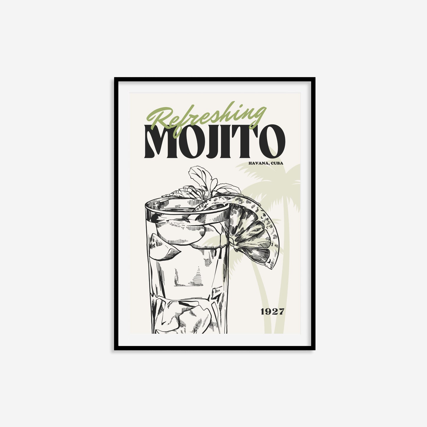 Retro Mojito Print