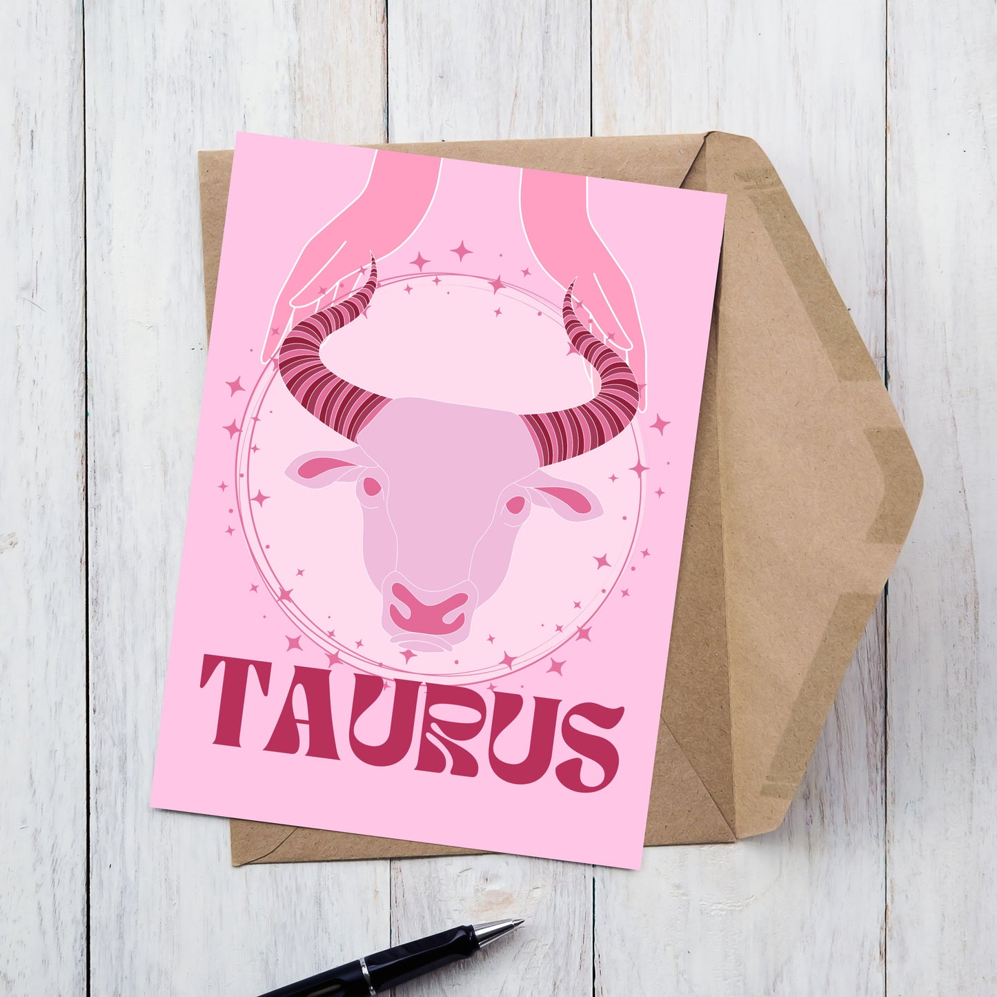 Taurus Zodiac Birthday Card