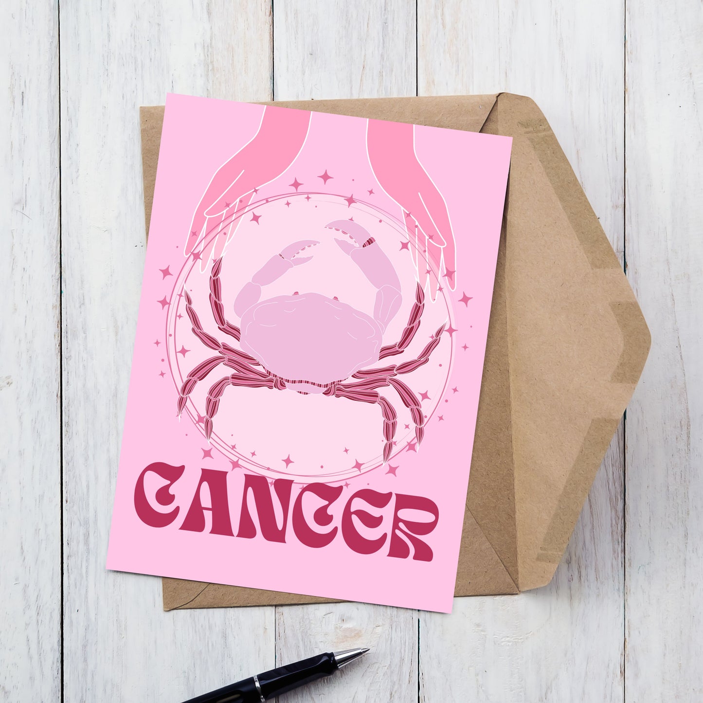 Cancer Zodiac Birthday Card