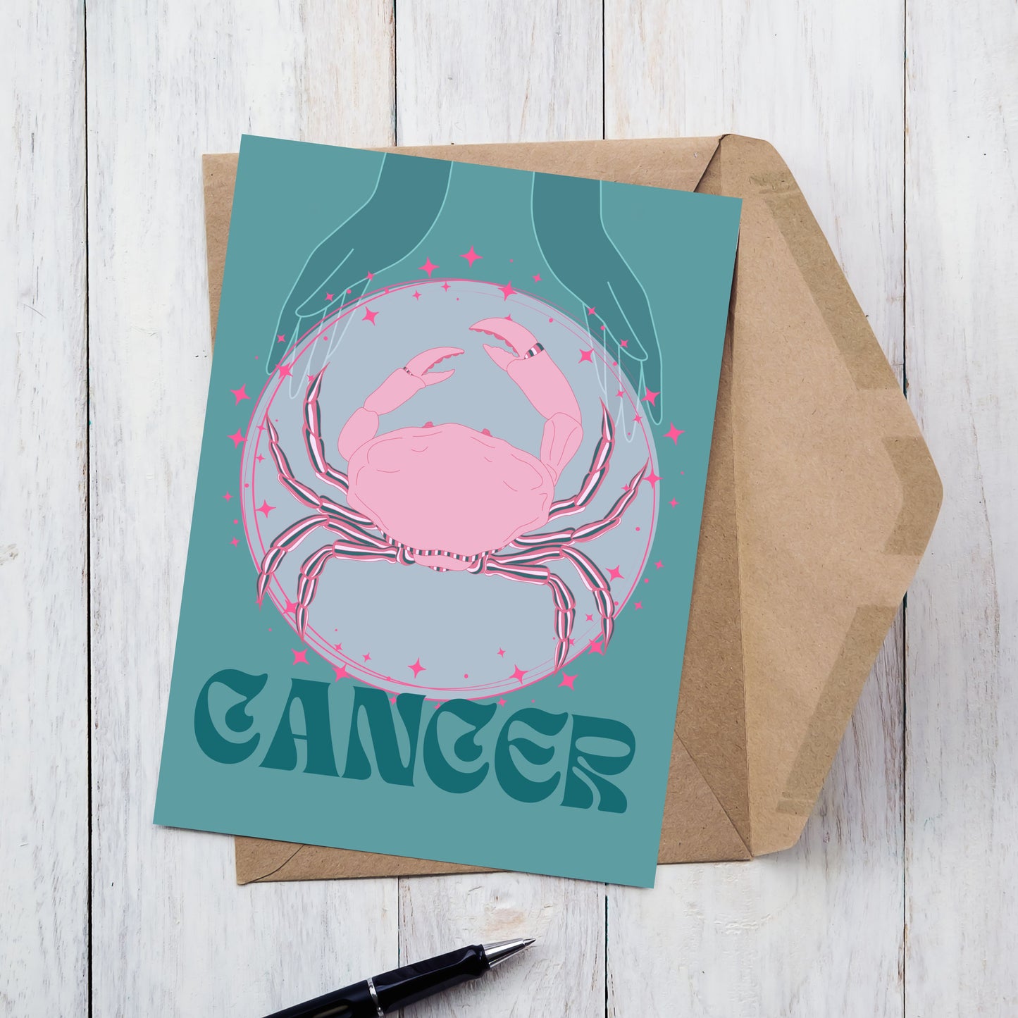 Cancer Zodiac Birthday Card