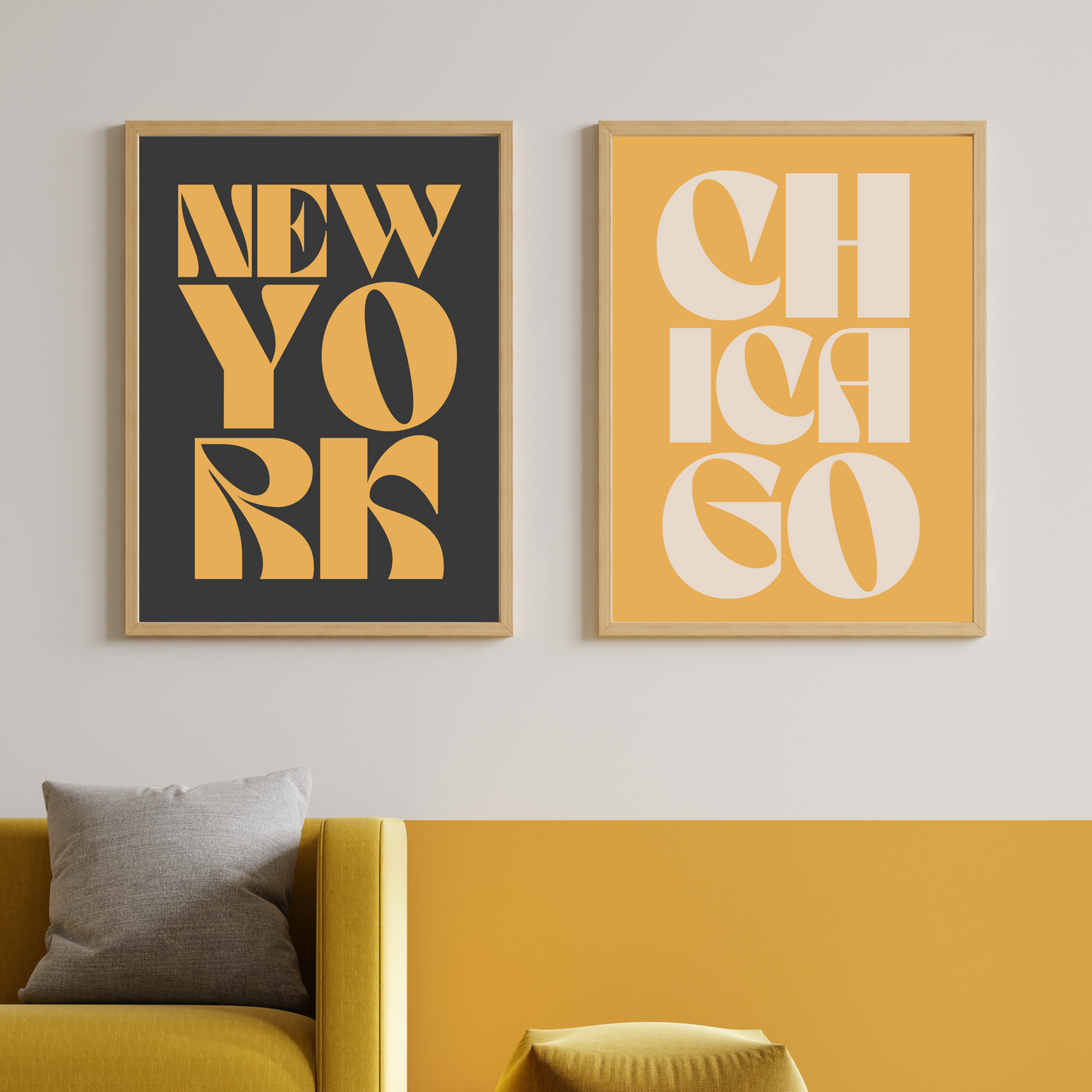 New York Typography Statement Print