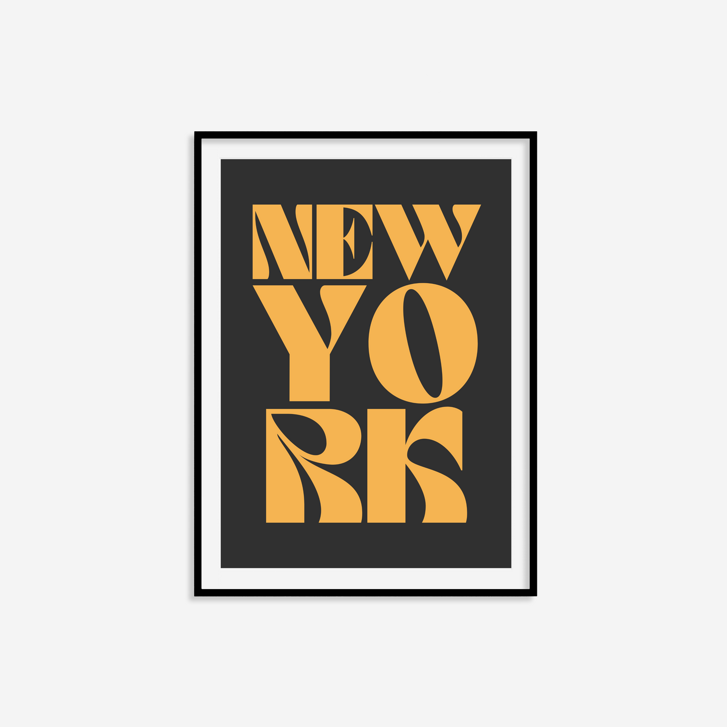 New York Typography Statement Print