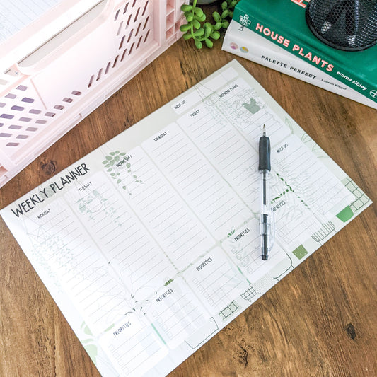 Plant Print Weekly Planner