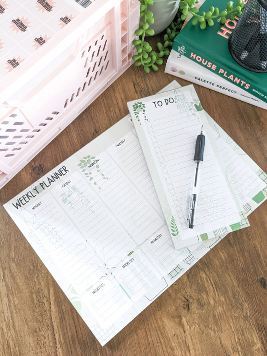 Plant Print Notepad Bundle