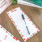 Cherry Print To Do List Notepad