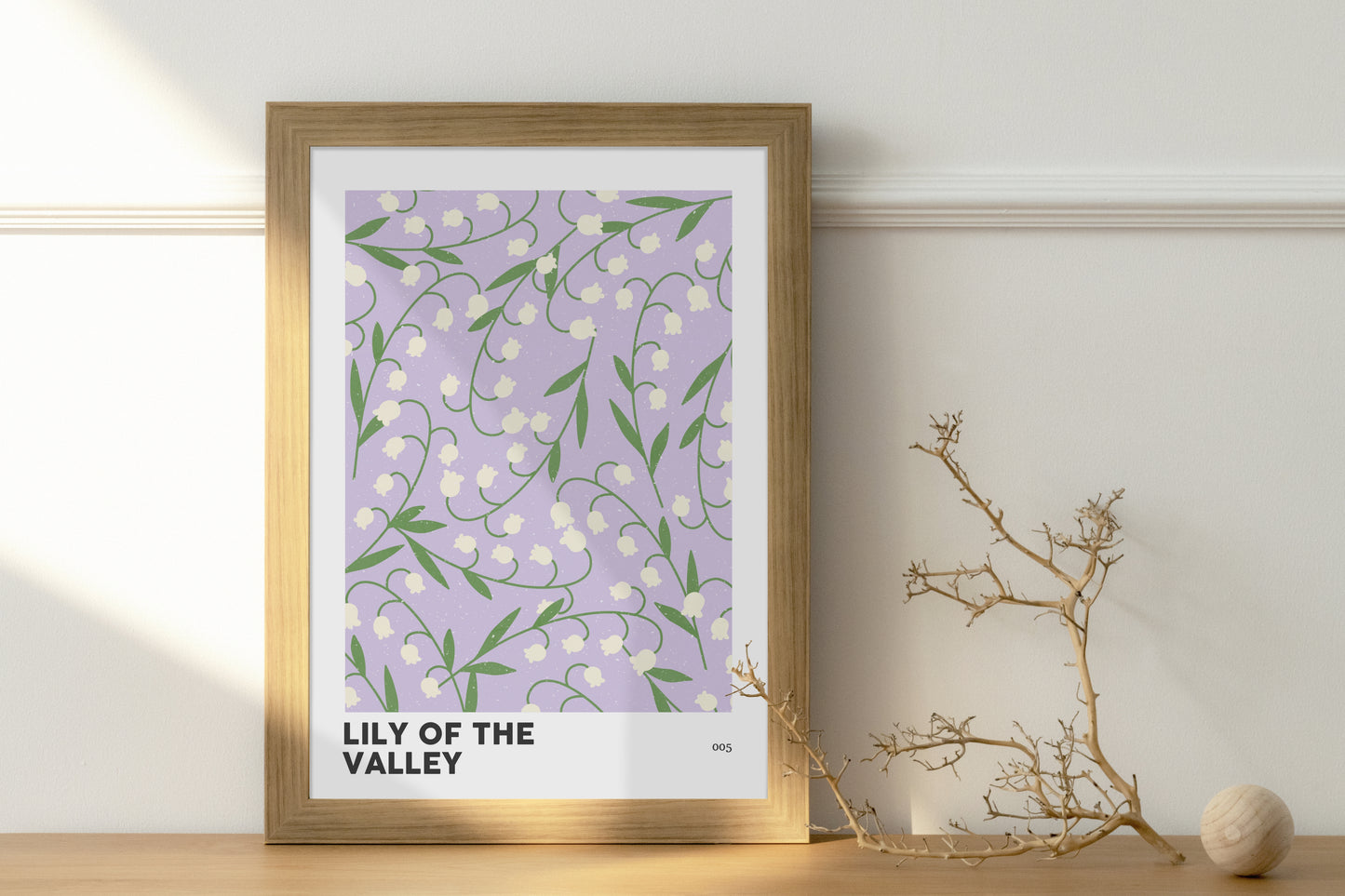 Lily Of The Valley May Birth Flower Print