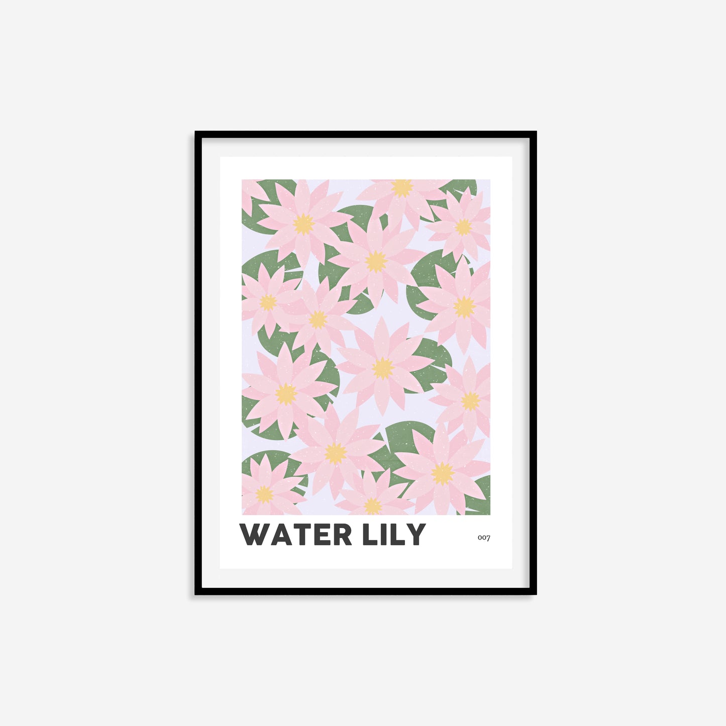 Water Lily July Birth Flower Print