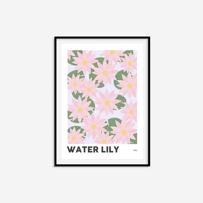 Water Lily July Birth Flower Print