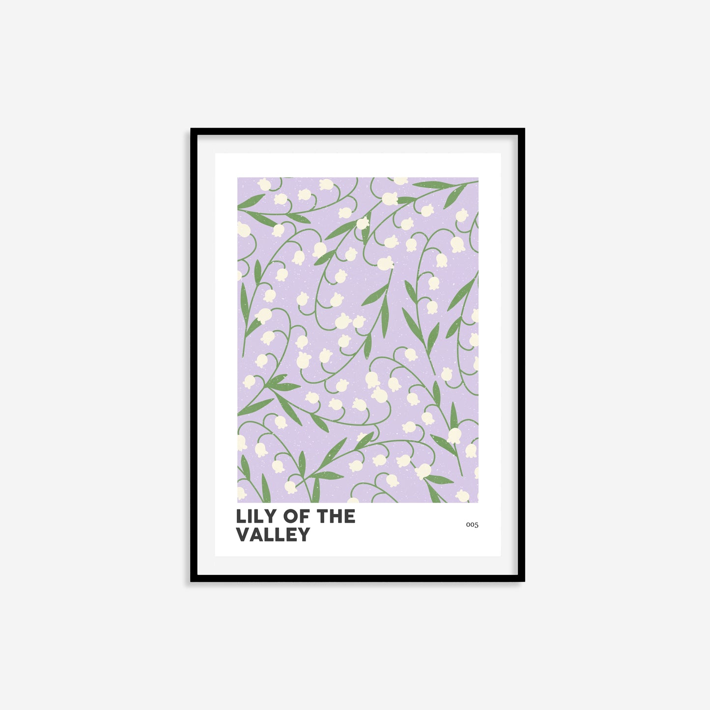 Lily Of The Valley May Birth Flower Print