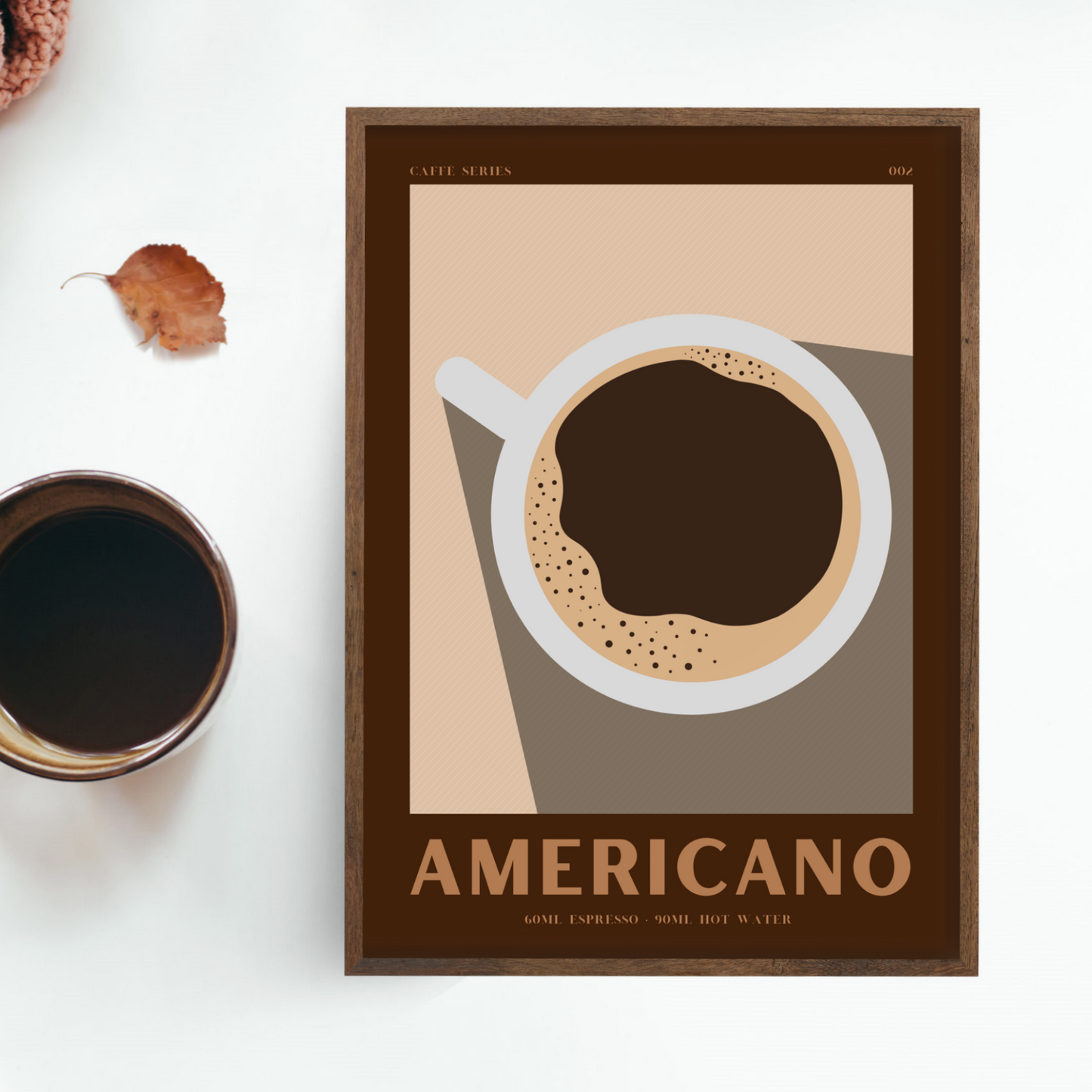 Retro Americano Caffè Series Print