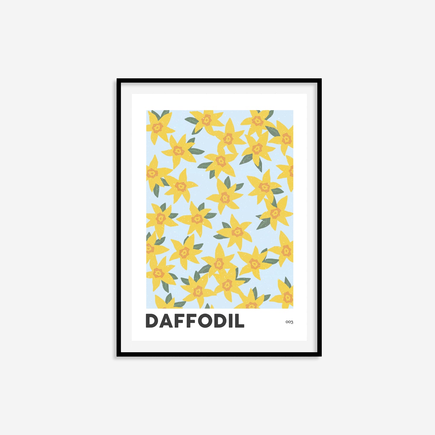 Daffodil March Birth Flower Print