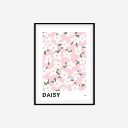 Daisy April Birth Flower Print