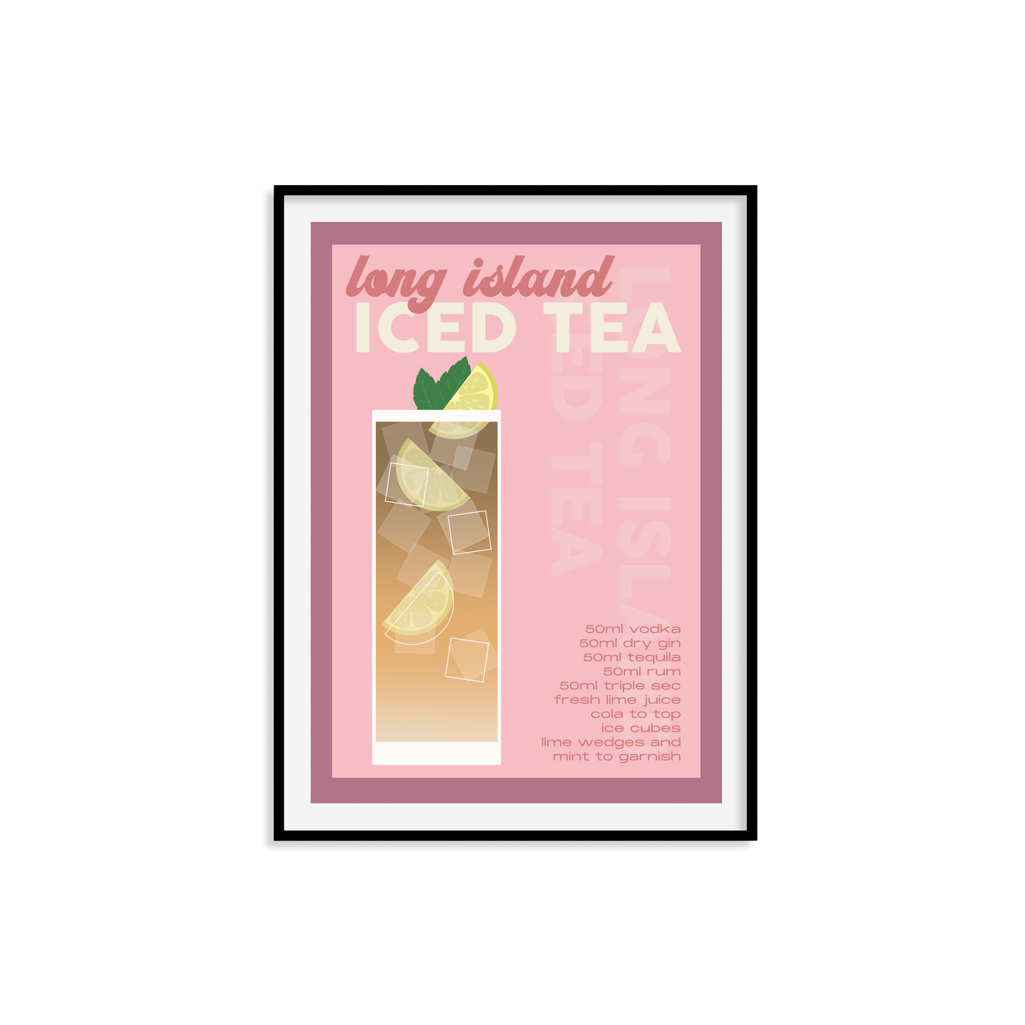 Long Island Iced Tea Print