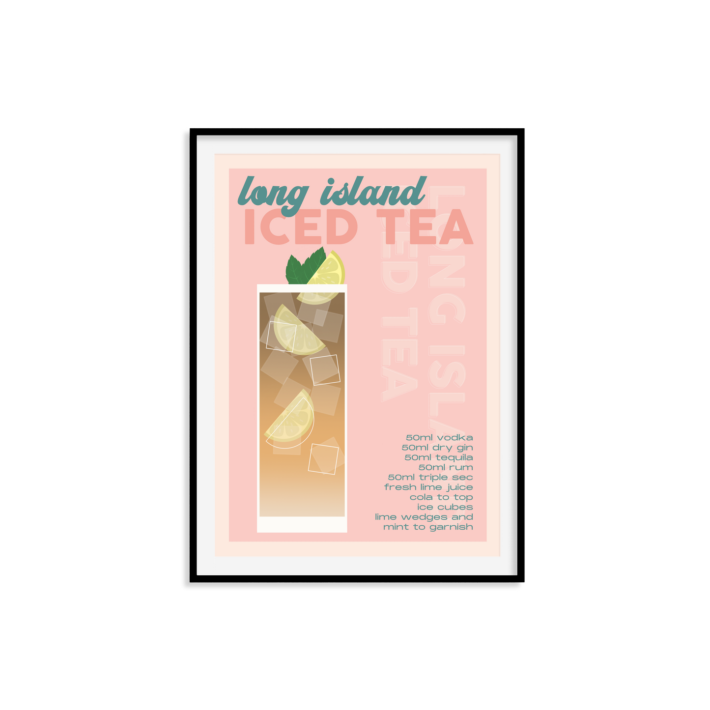 Long Island Iced Tea Print