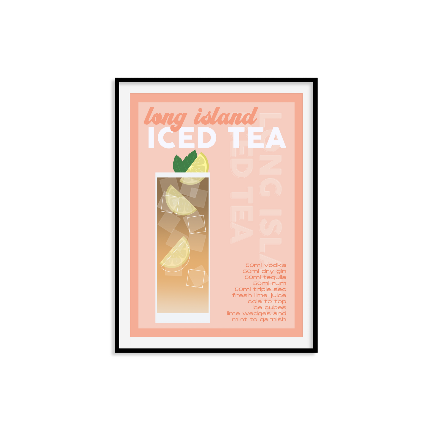 Long Island Iced Tea Print