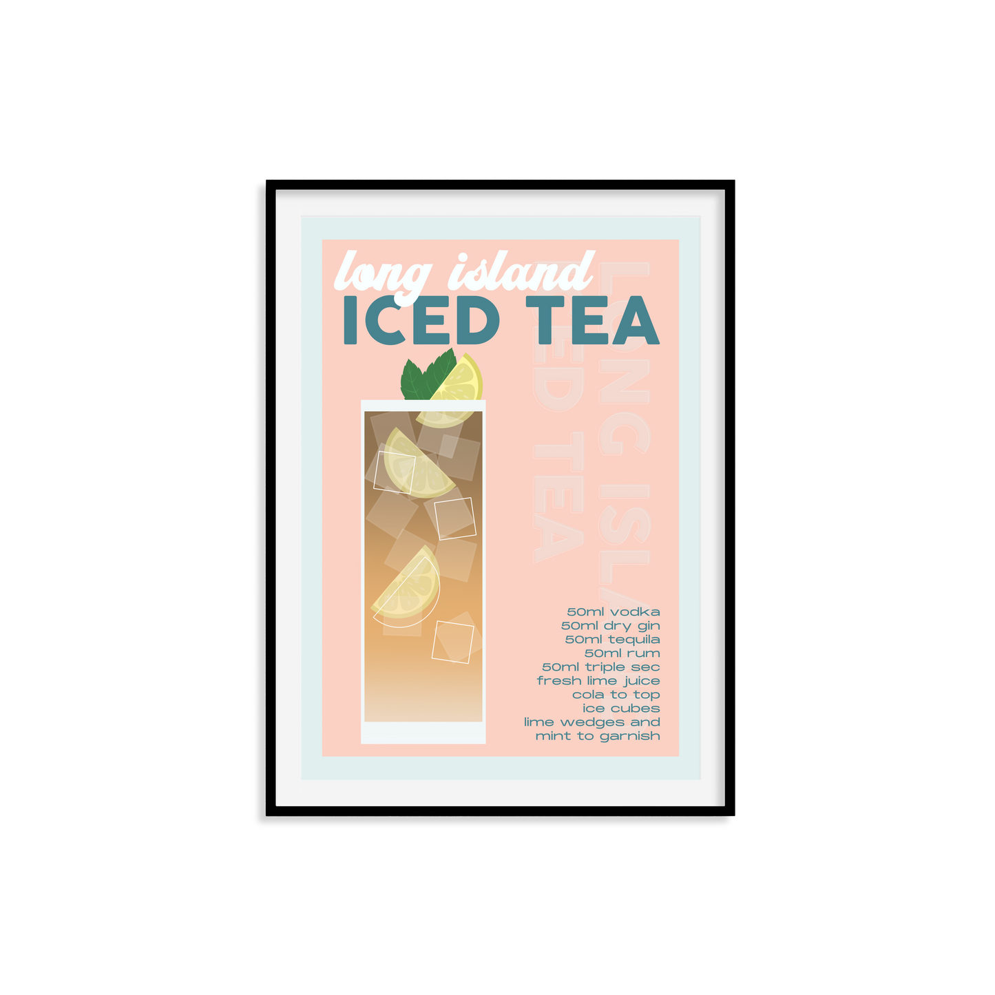 Long Island Iced Tea Print