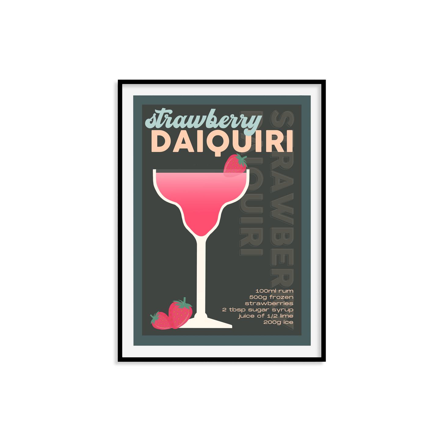 Strawberry Daiquiri Print