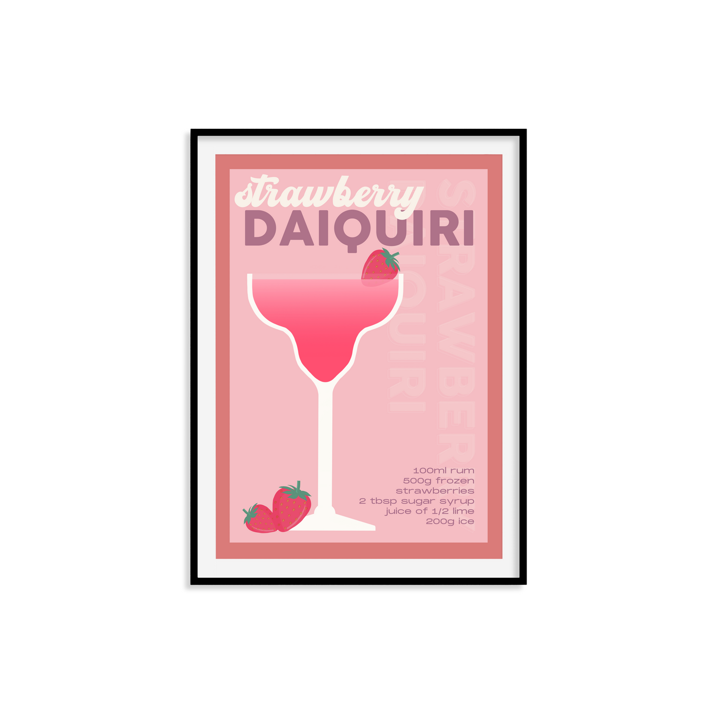 Strawberry Daiquiri Print