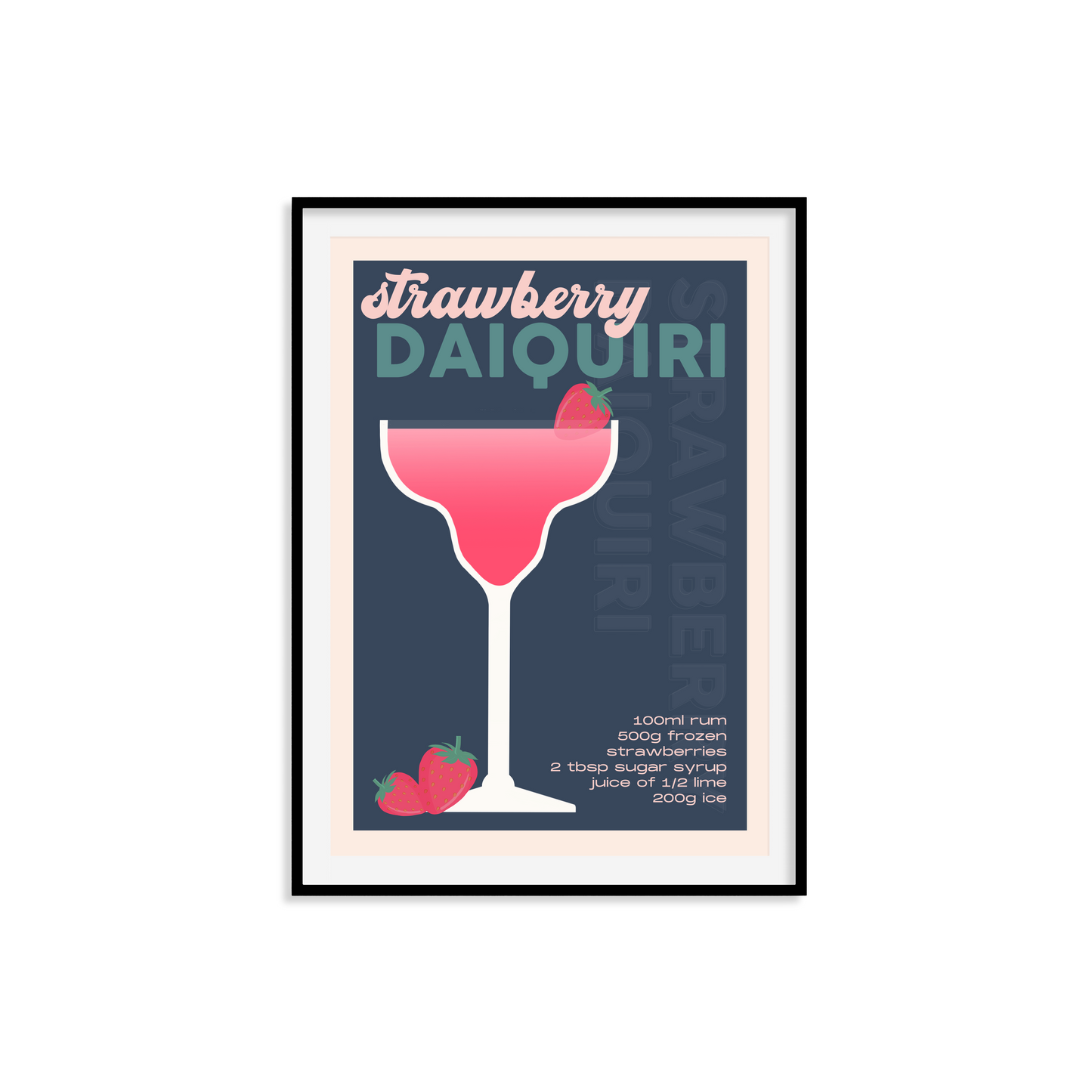 Strawberry Daiquiri Print