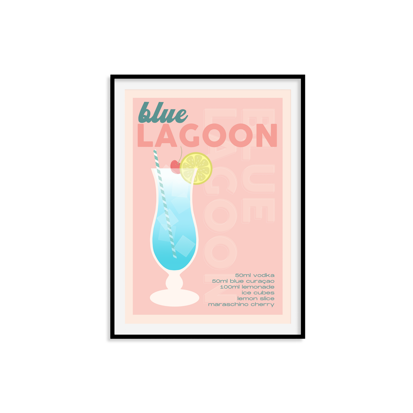 Blue Lagoon Print