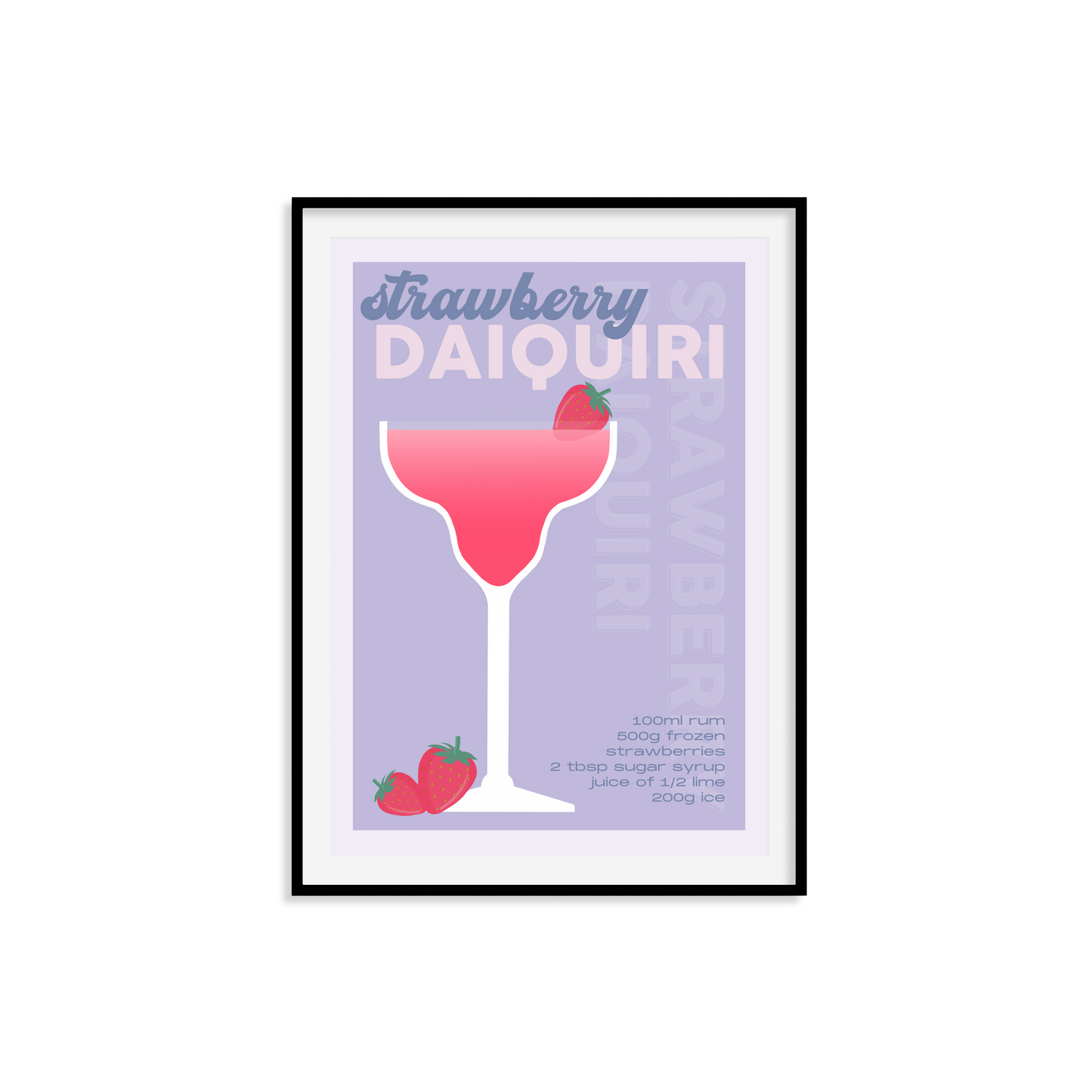 Strawberry Daiquiri Print